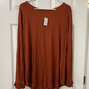 Maurice’s XL long sleeve t-shirt burnt orange